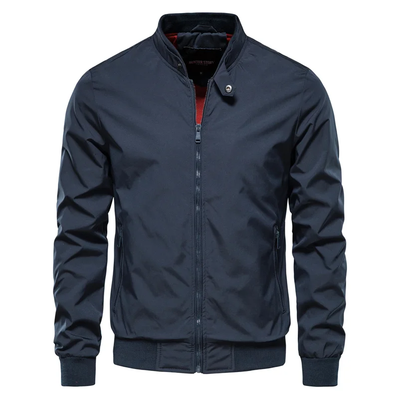 Niels | Men’s Stand-Up Collar Mid-Season Jacket for Effortless Style 2