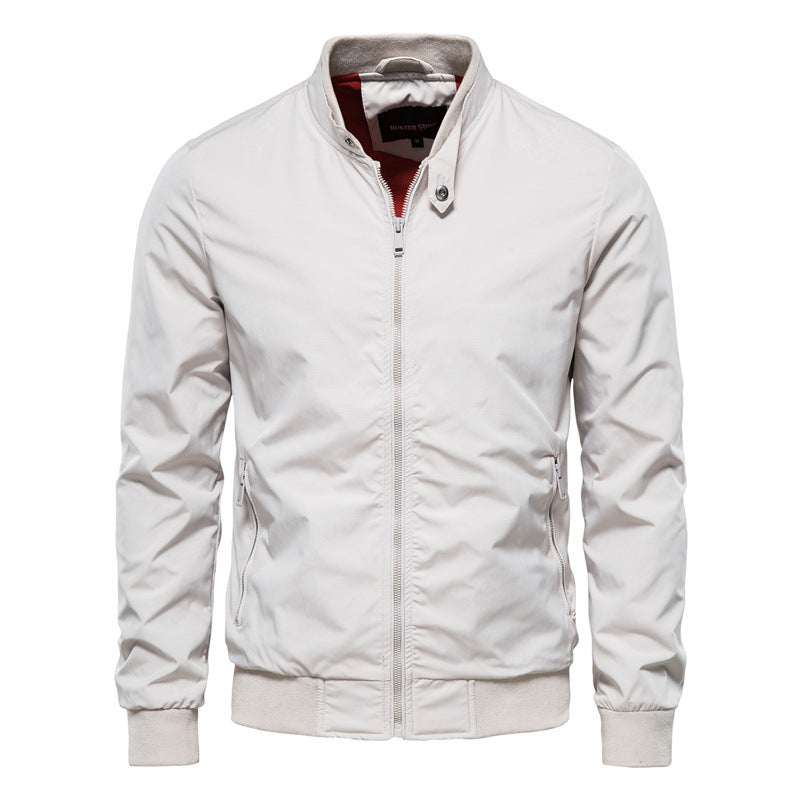 Niels | Men’s Stand-Up Collar Mid-Season Jacket for Effortless Style 3