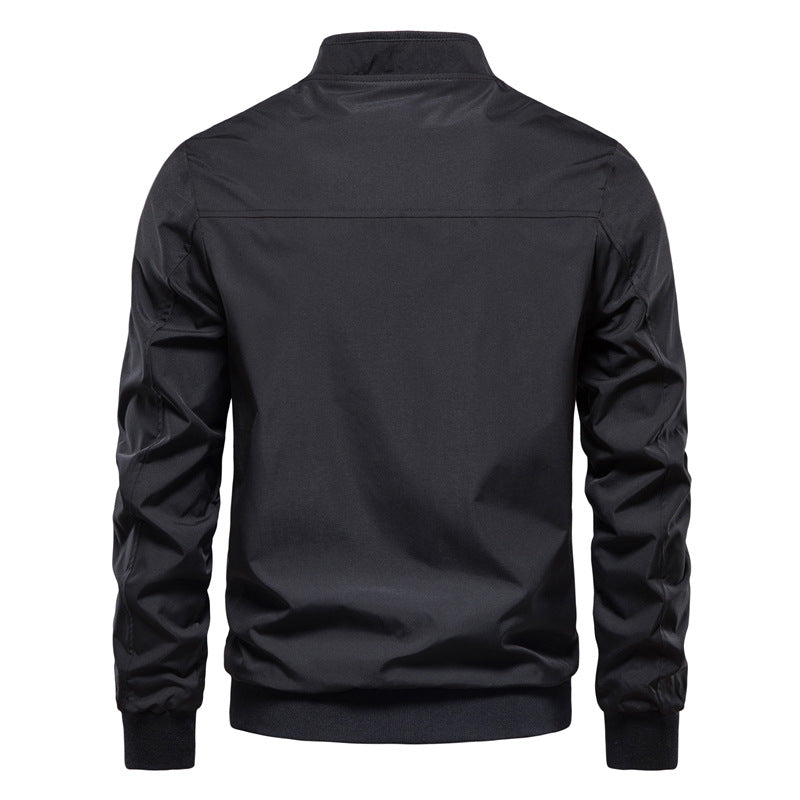 Niels | Men’s Stand-Up Collar Mid-Season Jacket for Effortless Style 4