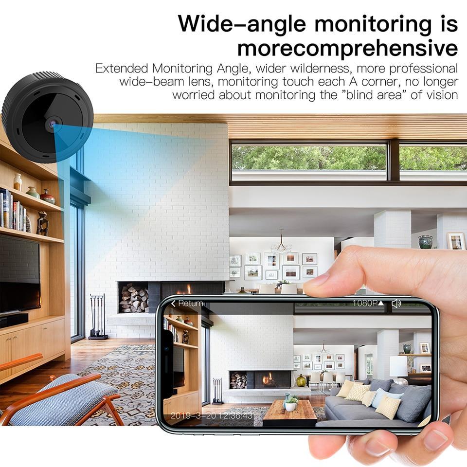 Night Vision Mini WiFi Camera 1080P HD 4