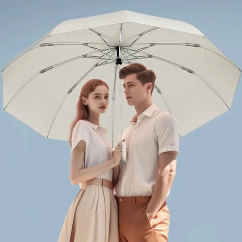 NimbusFlex | Compact Durable Folding Travel Umbrella with Reflective Safety 3