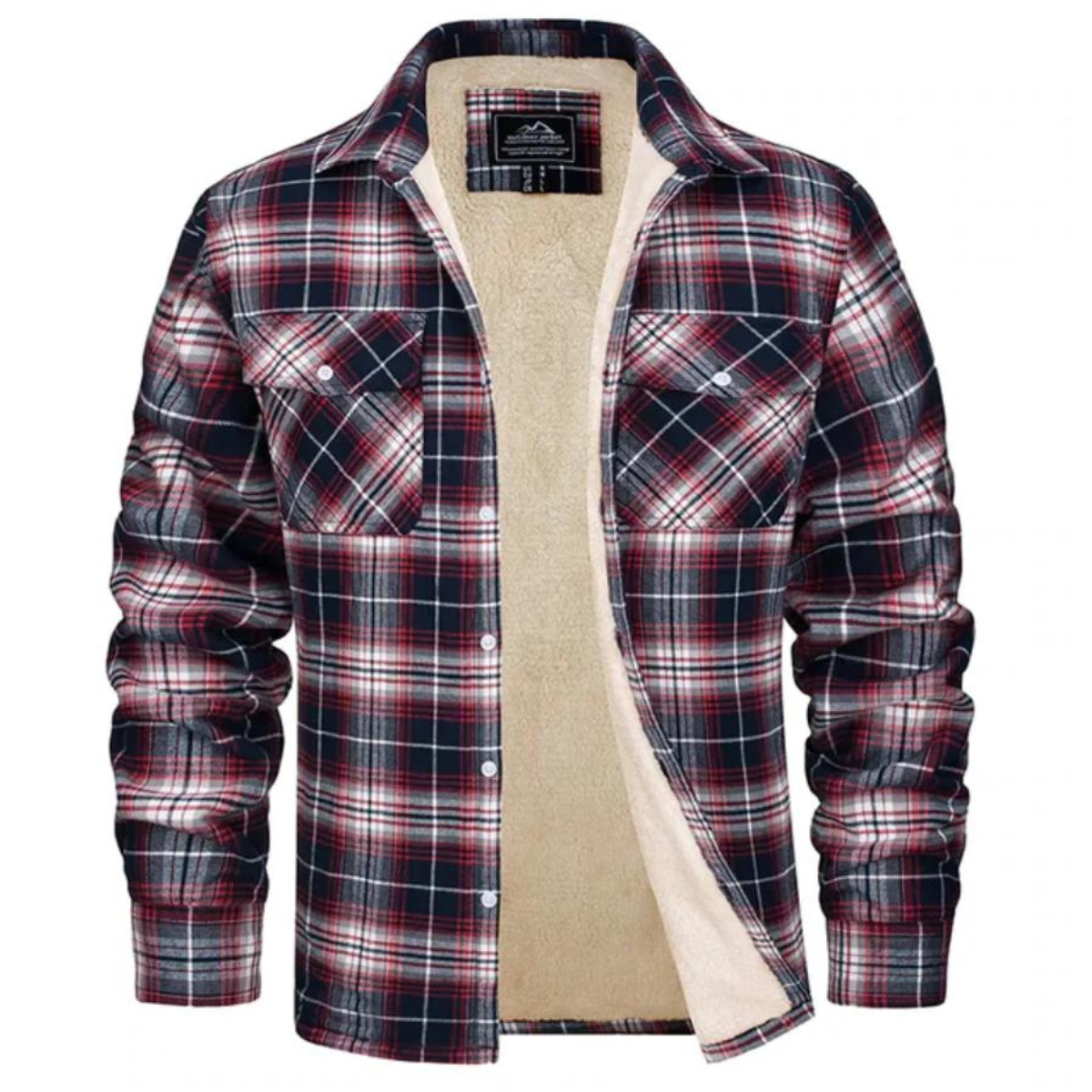Noah | Elegant Fleece-Lined Checkered Jacket 5
