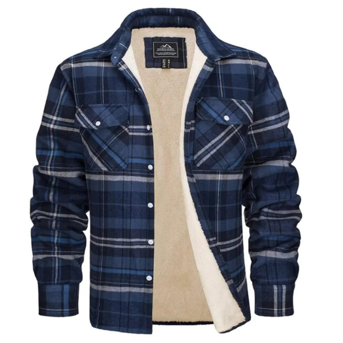 Noah | Elegant Fleece-Lined Checkered Jacket 9