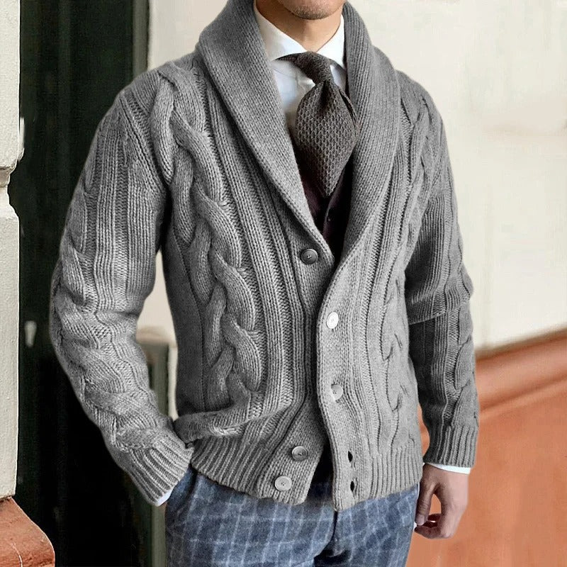 Noah | Stylish Classic Knit Mens Cardigan 1