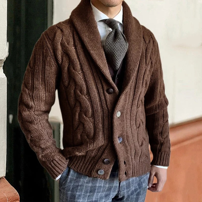 Noah | Stylish Classic Knit Mens Cardigan 2