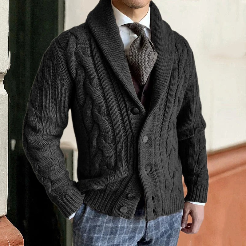 Noah | Stylish Classic Knit Mens Cardigan 3