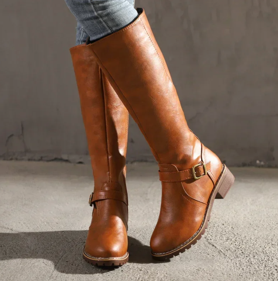 Noelle | Elegant Knee High Boots - Timeless Style & Comfort 0