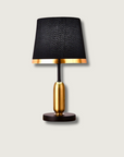 NoirBeam – Sleek Table Lamp in Gold and Black for Subtle Lighting 1