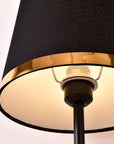 NoirBeam – Sleek Table Lamp in Gold and Black for Subtle Lighting 5