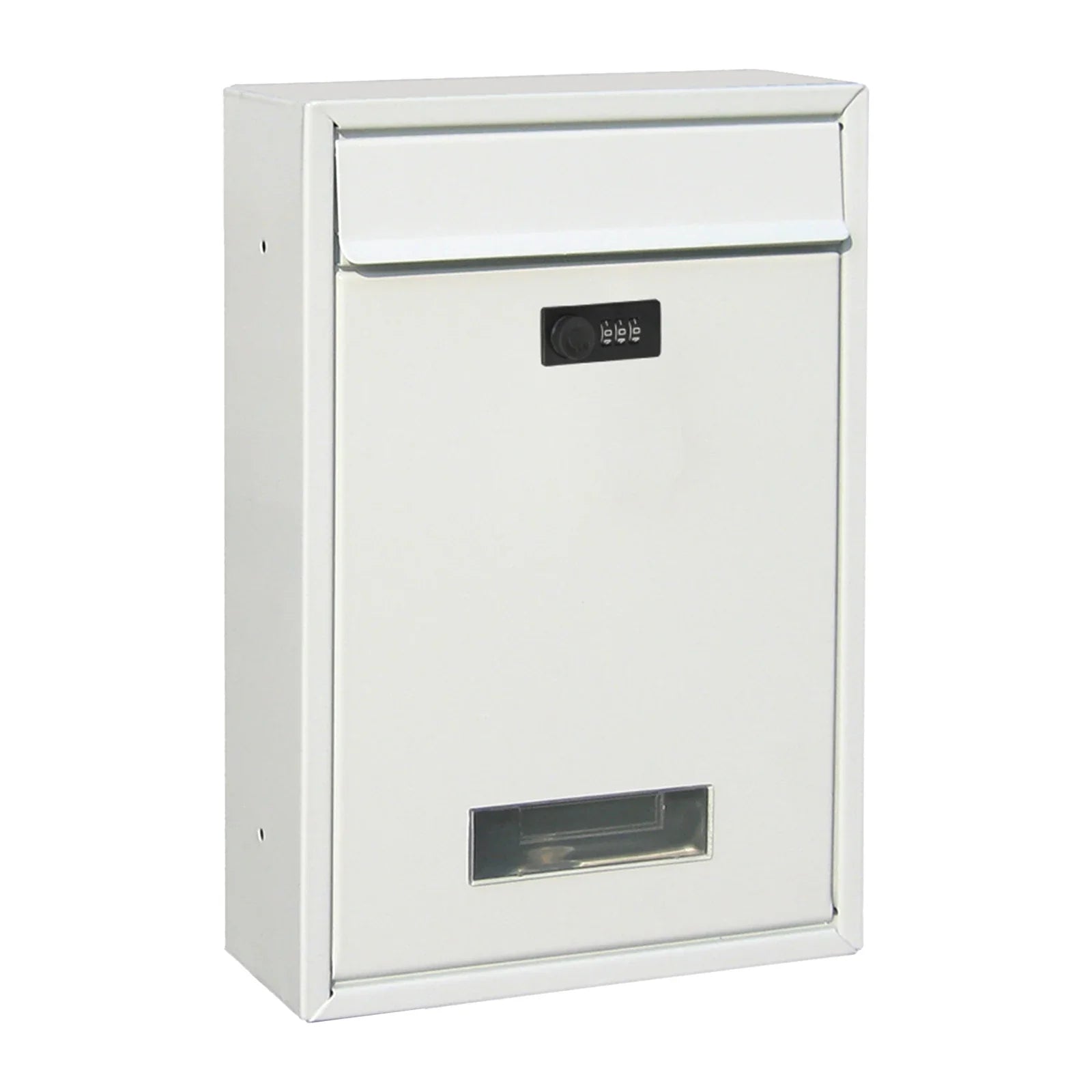 NoirGuard | Secure Stylish Black Letterbox with Combination Lock 0