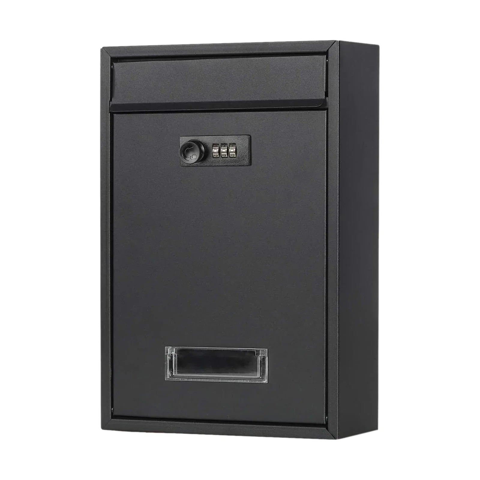 NoirGuard | Secure Stylish Black Letterbox with Combination Lock 1