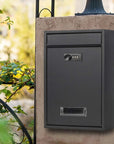 NoirGuard | Secure Stylish Black Letterbox with Combination Lock 5