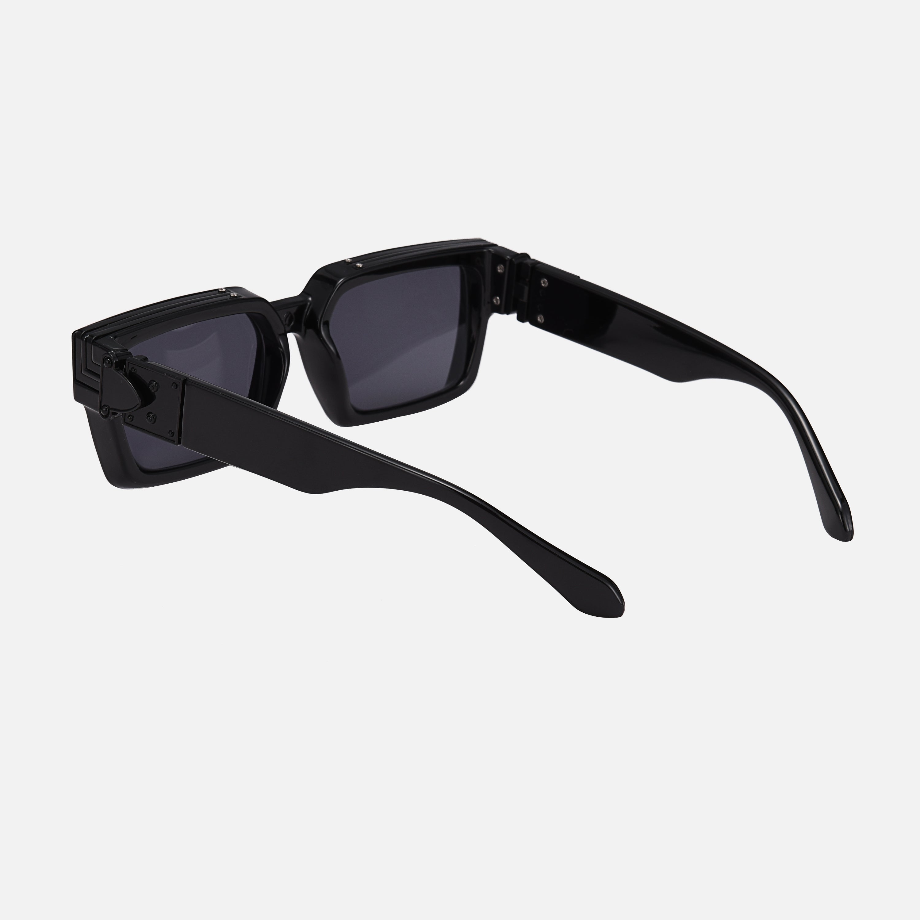 NoirShade | Stylish Unisex Black Square UV Protection Sunglasses 2
