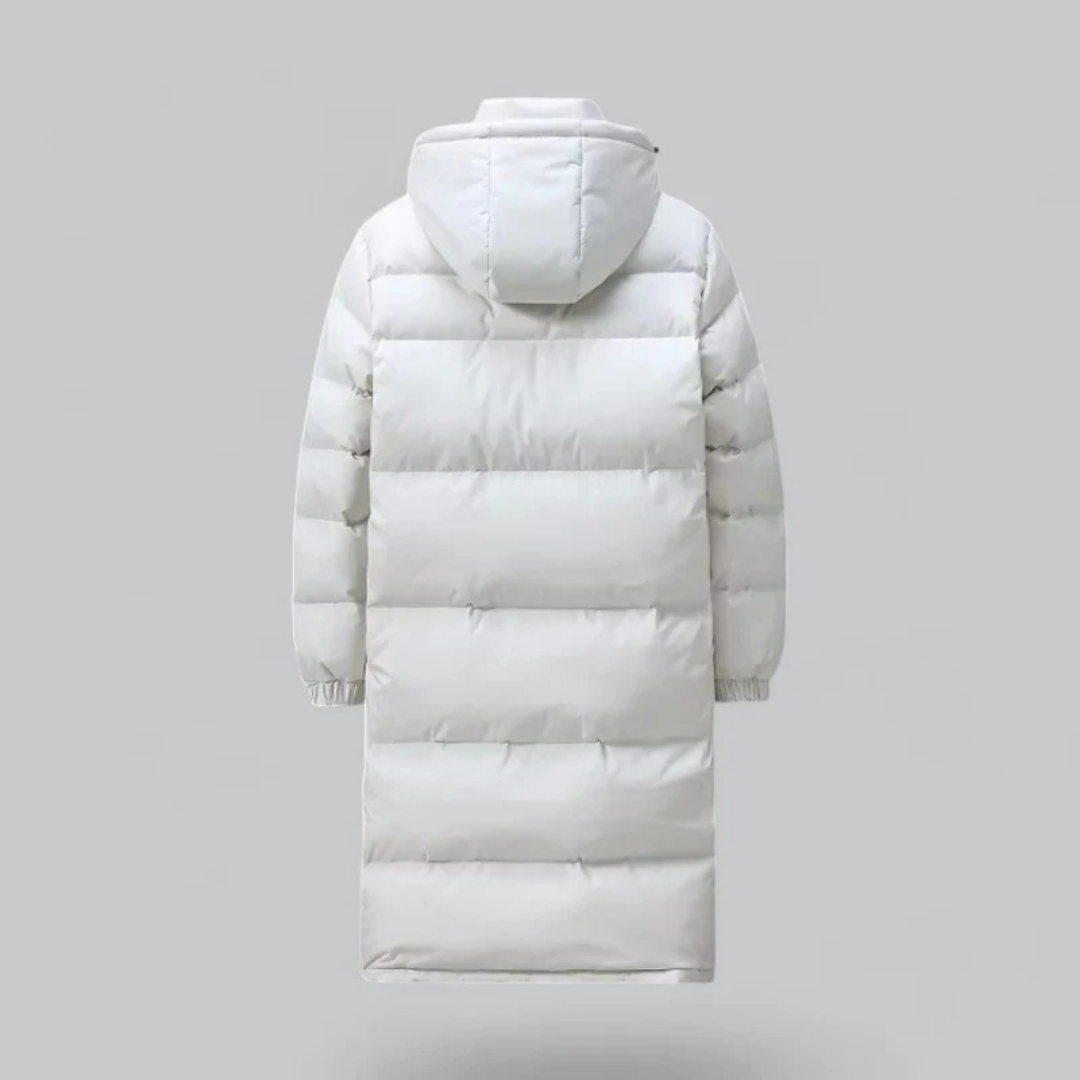 Nolan | Men’s Warm Long Hooded Puffer Coat for Winter Comfort 2