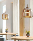 Glass Ceiling Lamp – Sleek and Transparent Design for Ambient Illumination