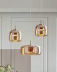 Glass Ceiling Lamp – Sleek and Transparent Design for Ambient Illumination