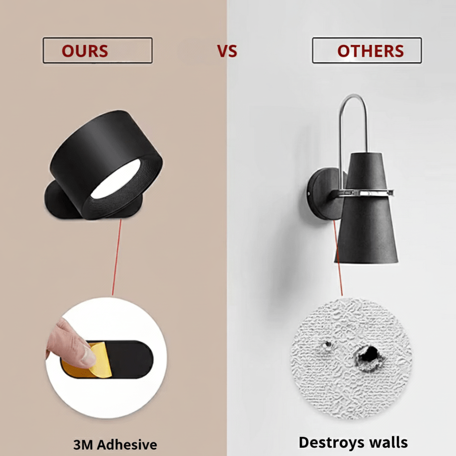 NordicGlow | Elegant Wireless LED Wall Light with Remote Control 8