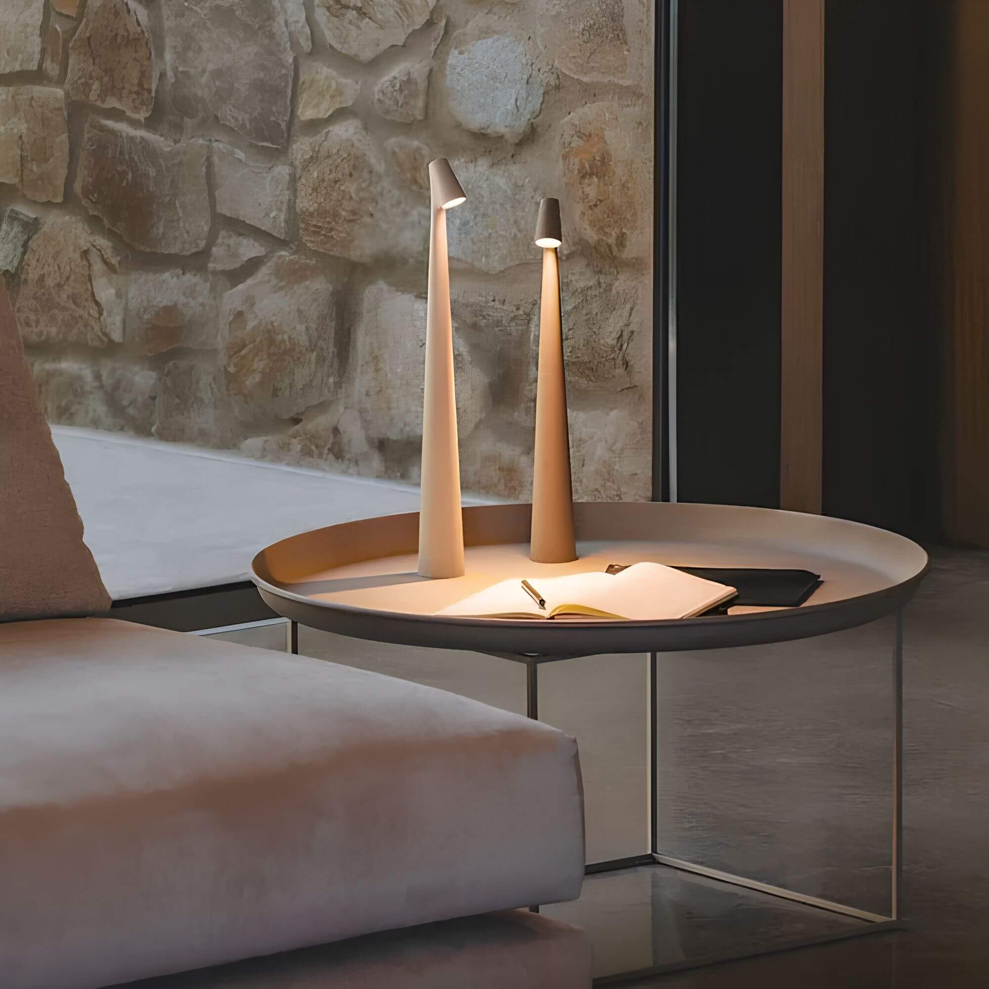 NordicGlow | Stylish Dimmable Cordless LED Table Lamp for Living Room 5