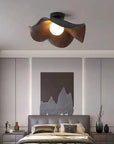 NordicPetal – Wooden Lotus Ceiling Fixture 2