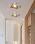 NordicPetal – Wooden Lotus Ceiling Fixture 5