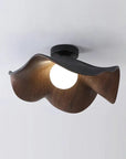 NordicPetal – Wooden Lotus Ceiling Fixture 9