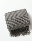 NordicWeave | Cozy Textured Knitted Throw Blanket for Sofa or Bed 14