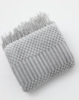 NordicWeave | Cozy Textured Knitted Throw Blanket for Sofa or Bed 26