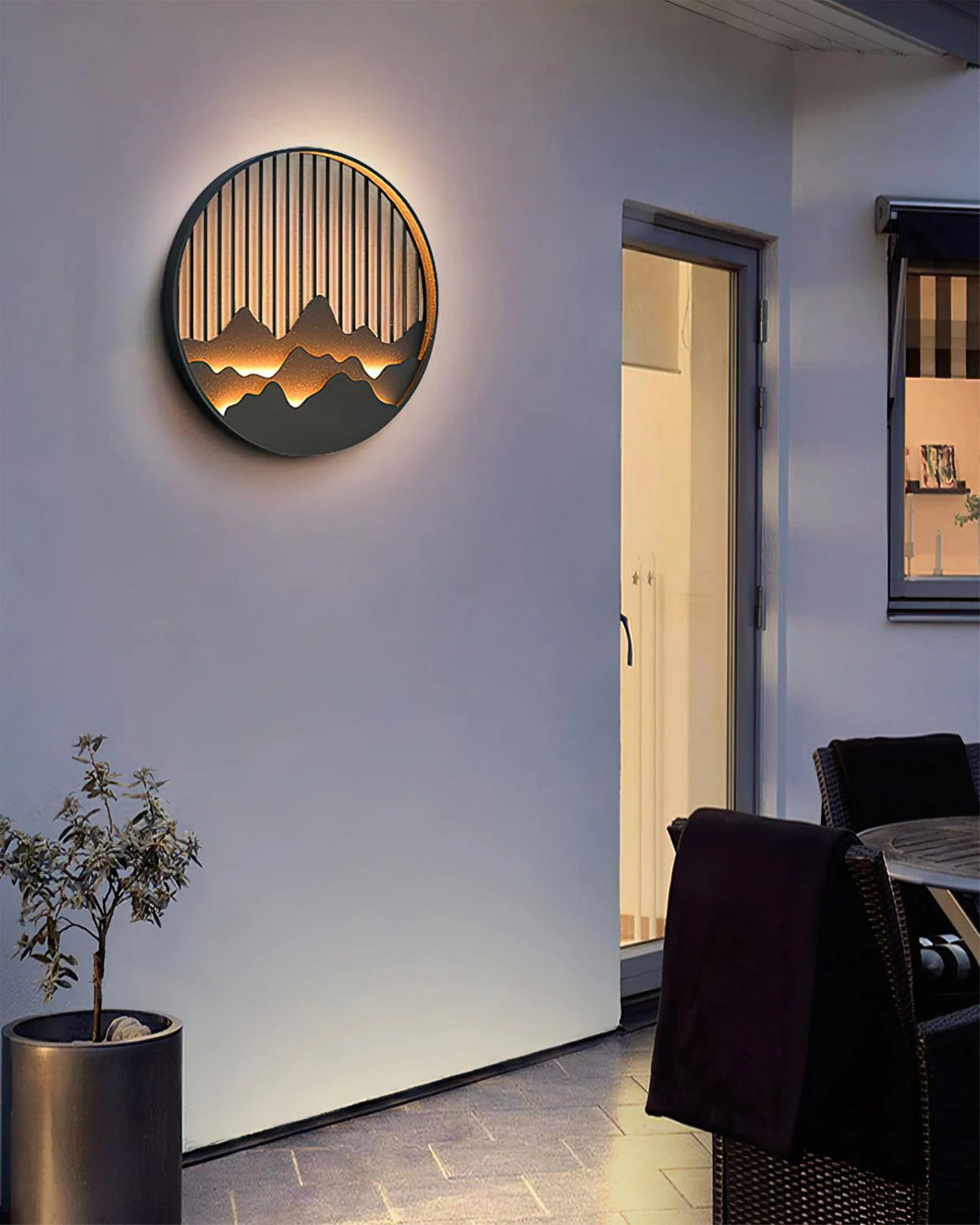 Novalith | Artistic Mountain Wall Lamp Outdoor for Home Interiors 5