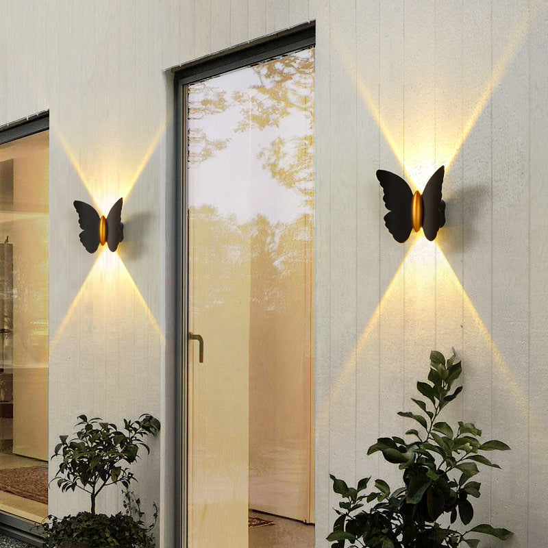 Novora | Enchanting Butterfly Outdoor Wall Lamp for Minimalist Elegance 3