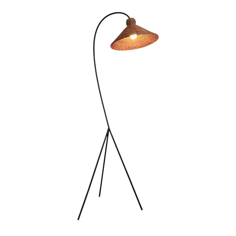 Novyra | Classic Bamboo Shade Floor Lamp 4