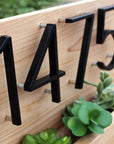 ObsidianDigits | Modern Durable House Number Sign for Enhanced Curb Appeal 2