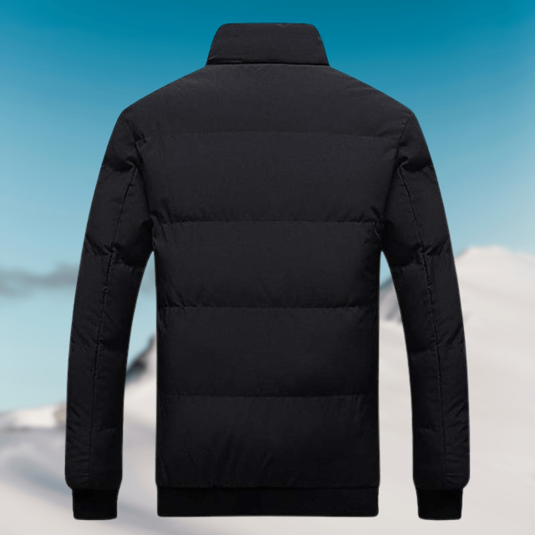 Oliver | Cozy Stylish Black Puffer Jacket 2