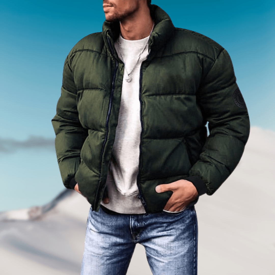 Oliver | Cozy Stylish Black Puffer Jacket 3