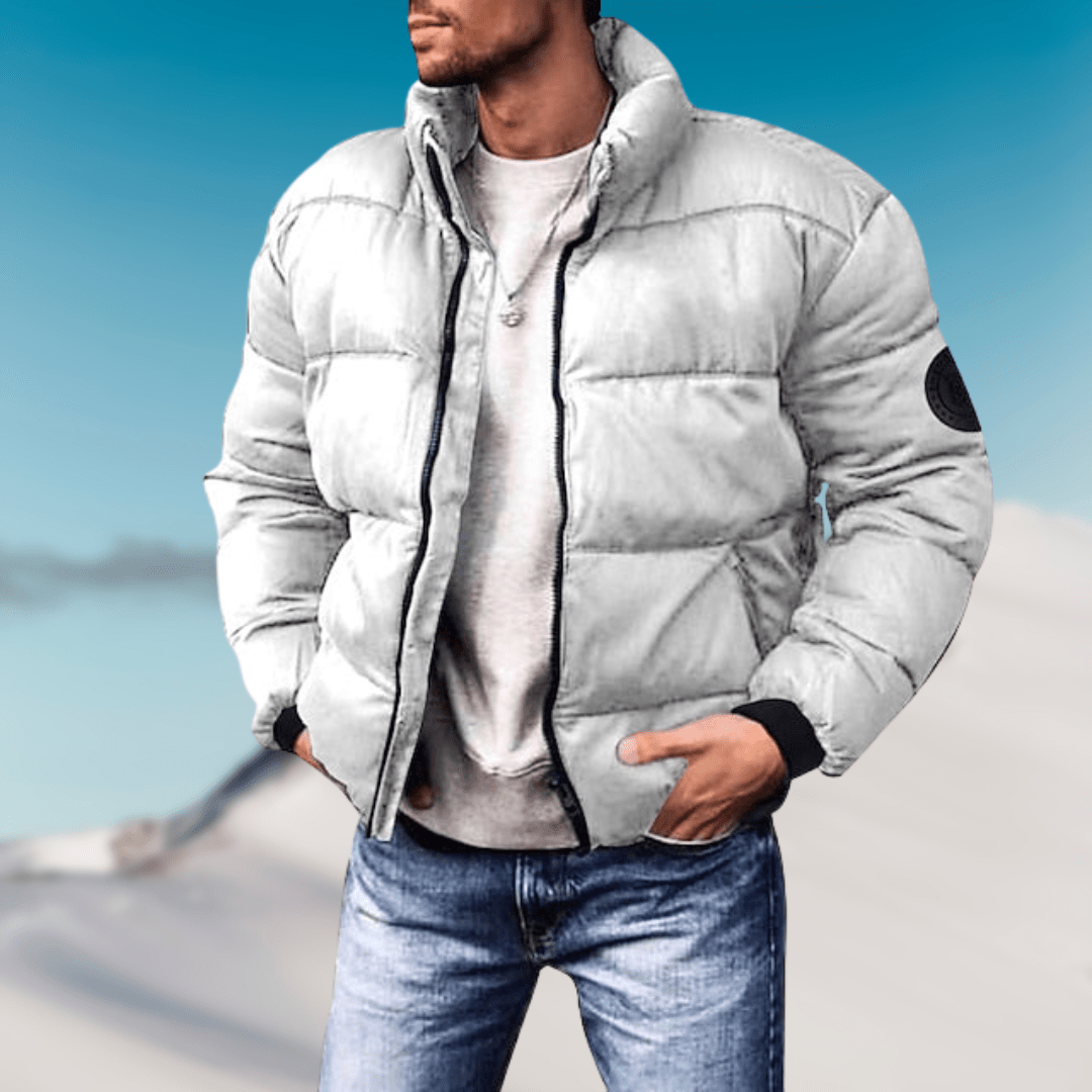 Oliver | Cozy Stylish Black Puffer Jacket 4