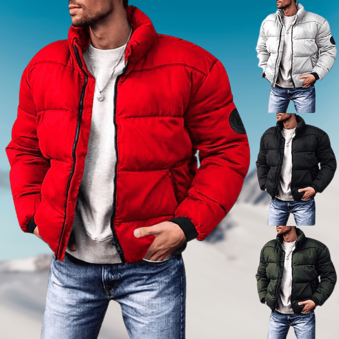 Oliver | Cozy Stylish Black Puffer Jacket 5