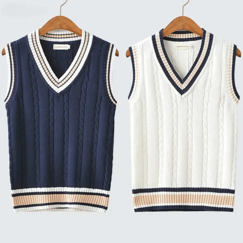 Gaston | Chunky Knit Vest with Timeless Appeal