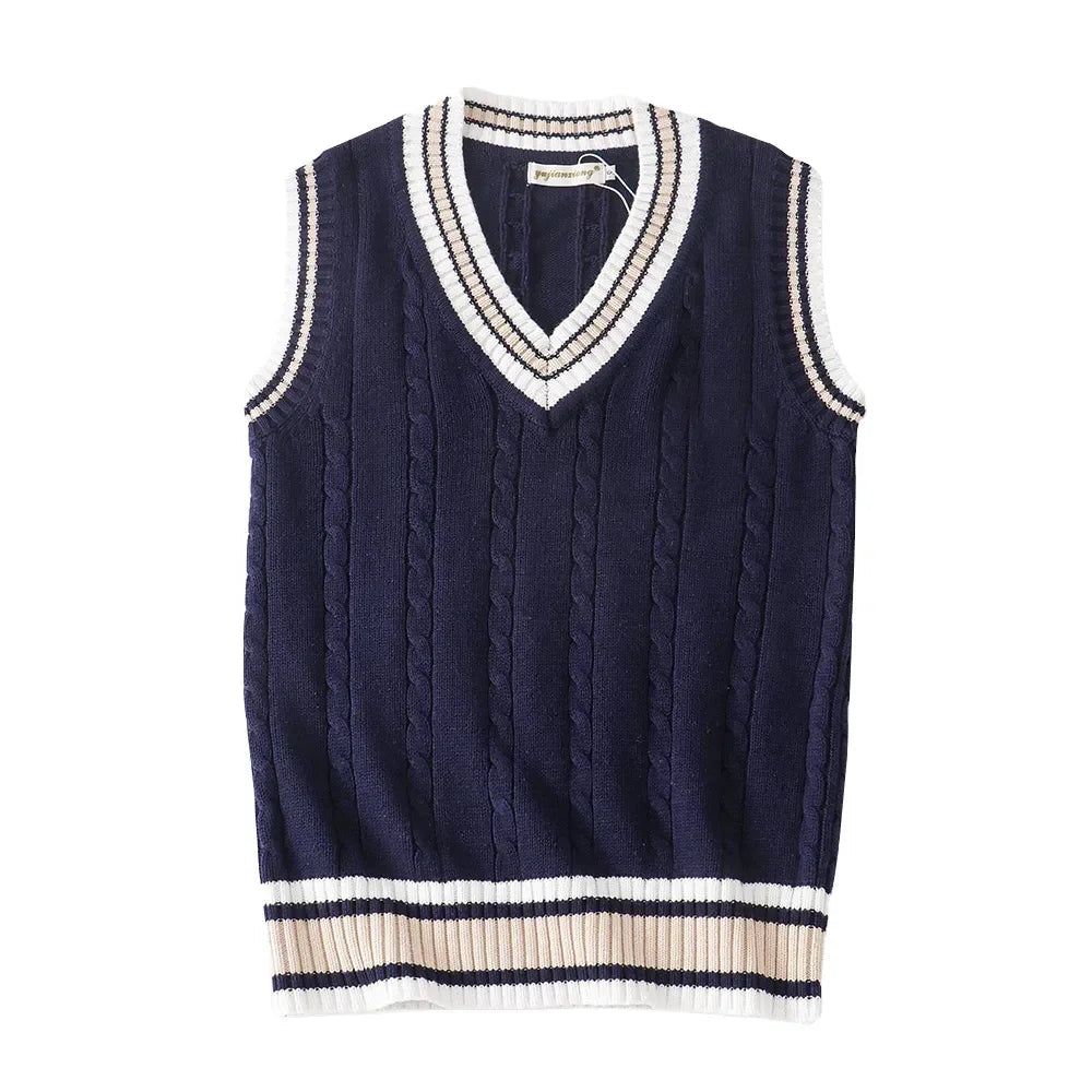 Oliver | Cozy Thick Knitted Sweater Vest for Men 10