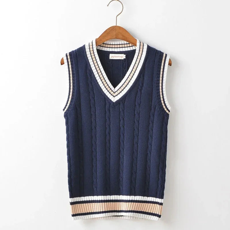 Gaston | Chunky Knit Vest with Timeless Appeal