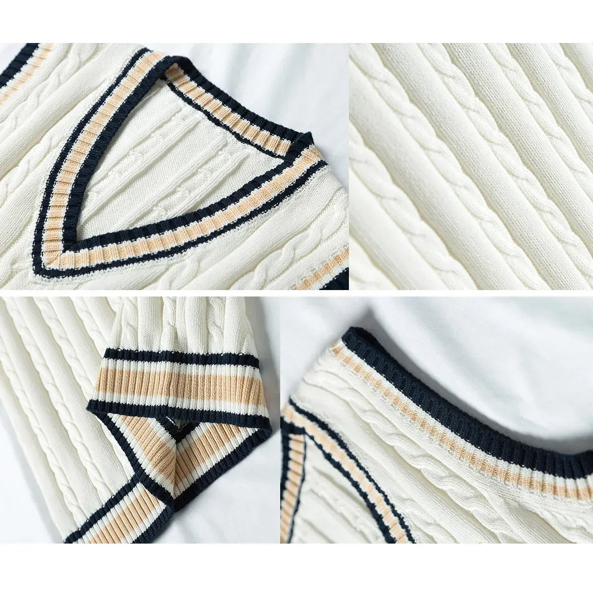 Gaston | Chunky Knit Vest with Timeless Appeal