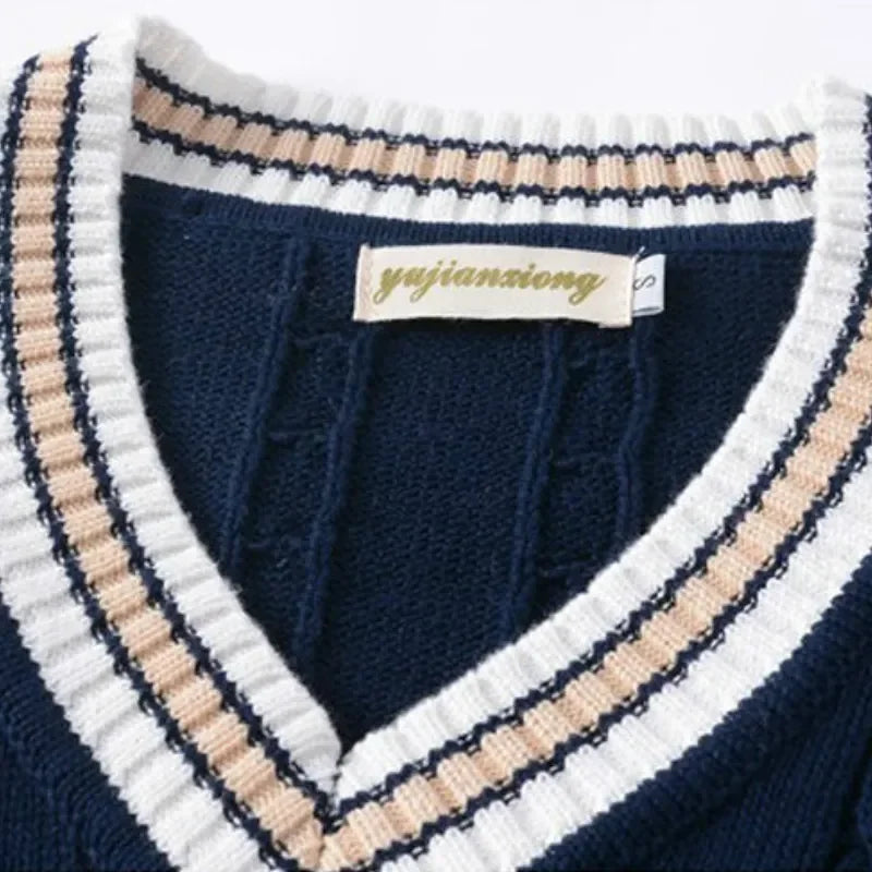 Oliver | Cozy Thick Knitted Sweater Vest for Men 4