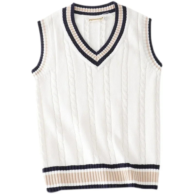 Oliver | Cozy Thick Knitted Sweater Vest for Men 6
