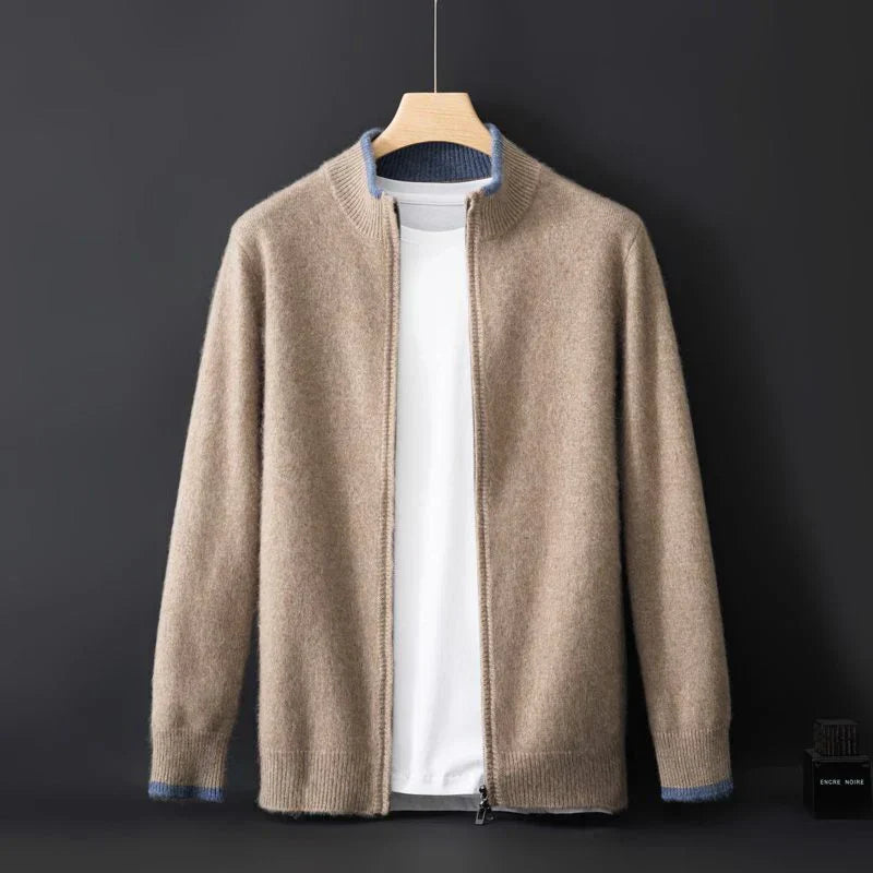 Oliver | Elegant Cashmere Zip Jacket 1