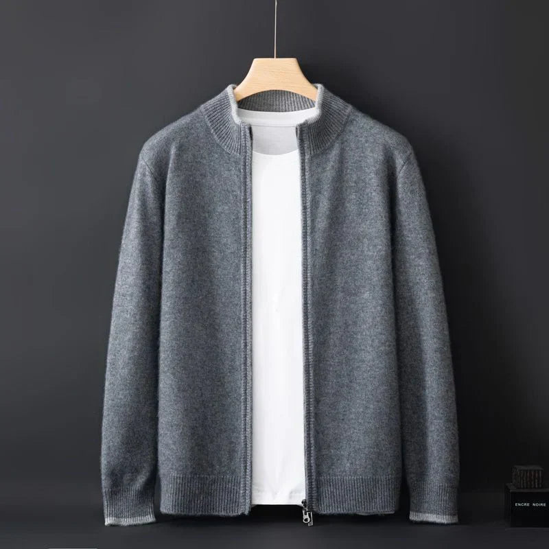 Oliver | Elegant Cashmere Zip Jacket 2