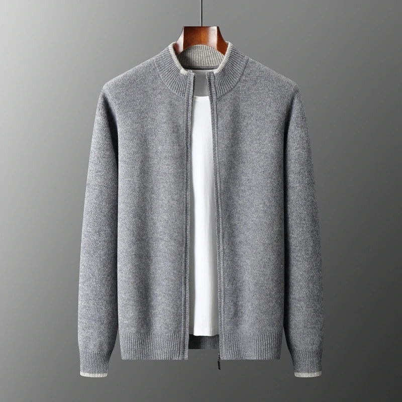 Oliver | Elegant Cashmere Zip Jacket 3