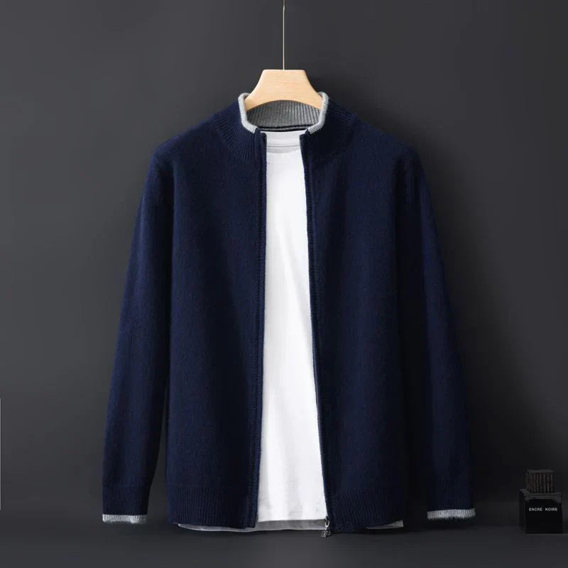 Oliver | Elegant Cashmere Zip Jacket 4