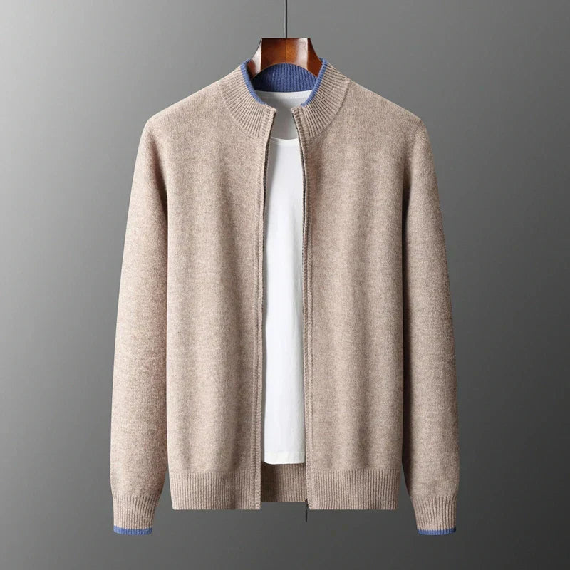 Oliver | Elegant Cashmere Zip Jacket 5