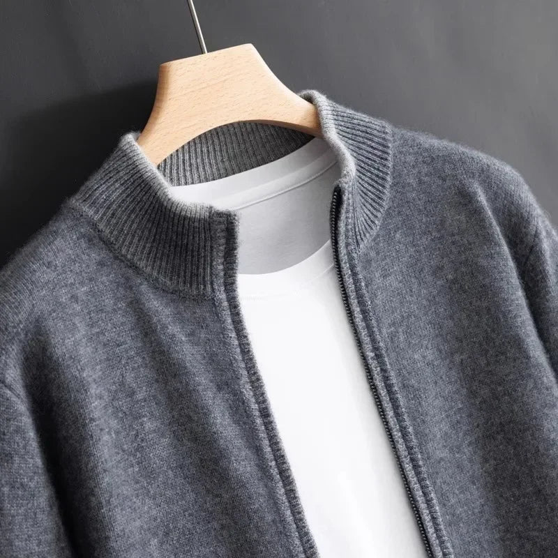 Oliver | Elegant Cashmere Zip Jacket 6