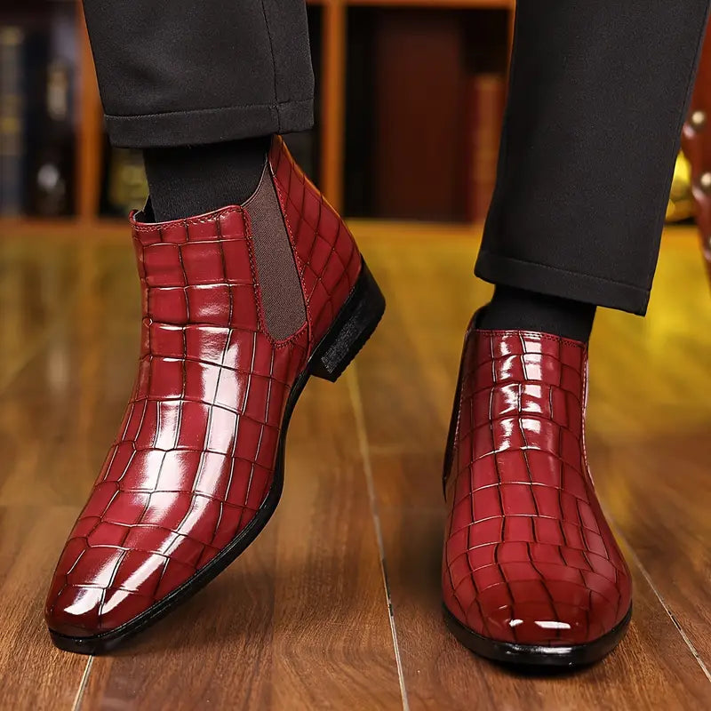 Oliver | Stylish Black Chelsea Leather Boots 1