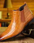 Oliver | Stylish Black Chelsea Leather Boots 3