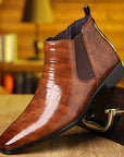 Oliver | Stylish Black Chelsea Leather Boots 4